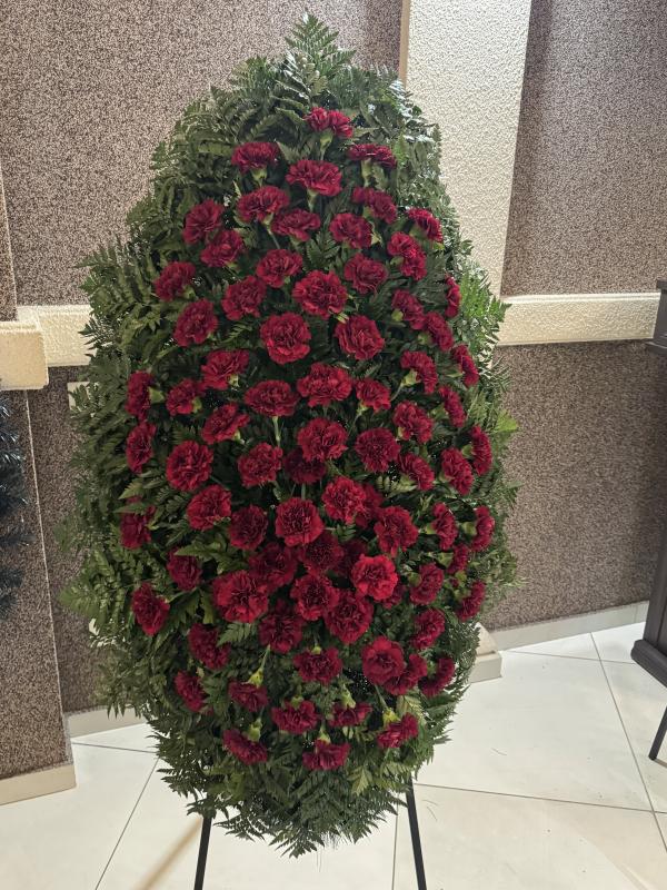 Вінок з живих квітів 