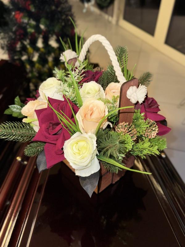 Корзина ритуальна маленька